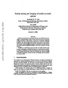 Robust pricing and hedging of double no-touch options