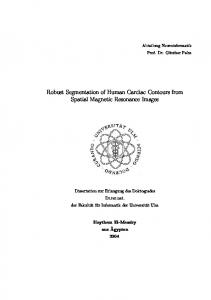 Robust Segmentation of Human Cardiac Contours