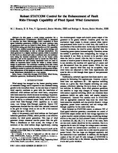 Robust STATCOM Control for Fault Ride through ... - UQ eSpace