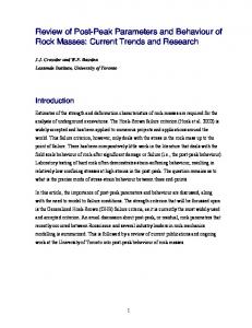 Rocnews Paper OUTLINE - Rocscience