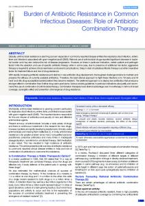 Role of Antibiotic Combination Therapy