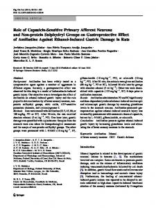 Role of Capsaicin-Sensitive Primary Afferent Neurons and Non ...