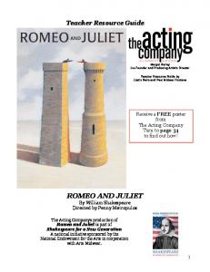 Romeo and Juliet 2010-2011 - The Acting Company