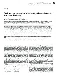 ROR nuclear receptors - Nature