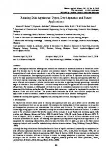 Rotating Disk Apparatus