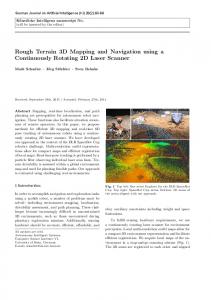 Rough Terrain 3D Mapping and Navigation using a Continuously