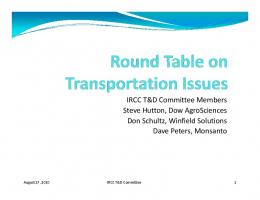 Round Table on Transportation Issues