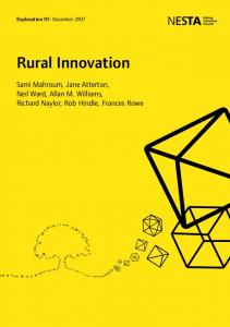 Rural Innovation - Nesta