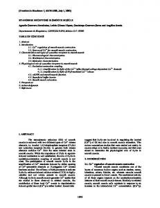 RYANODINE RECEPTORS IN SMOOTH MUSCLE