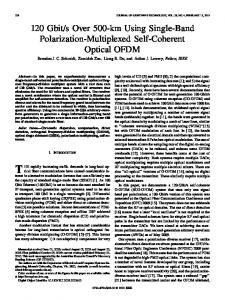 s Over 500-km Using Single-Band Polarization ... - IEEE Xplore