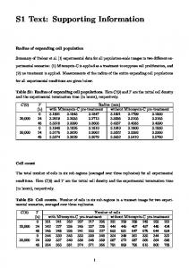 S1 Text: Supporting Information - PLOS