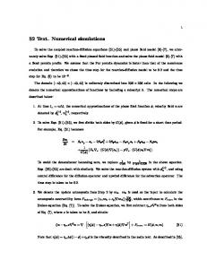 S2 Text. Numerical simulations - PLOS