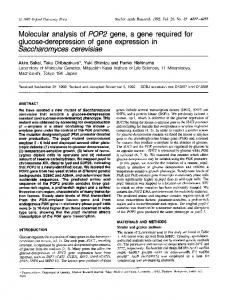 Saccharomyces cerevisiae - BioMedSearch