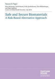 Safe and Secure Biomaterials