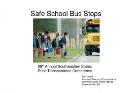 Safe School Bus Stops SESPTD