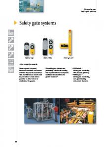 Safety gate systems