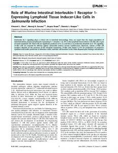 Salmonella Infection - PLOS