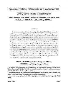 Scalable Feature Extraction for Coarse-to-Fine JPEG2000 Image