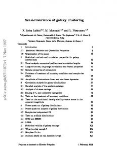 Scale-invariance of galaxy clustering