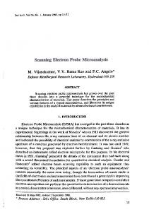 Scanning Electron Probe Microanalysis