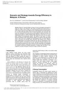 Scenario and Strategy towards Energy Efficiency in Malaysia ...www.researchgate.net › publication › fulltext › Scenario-a