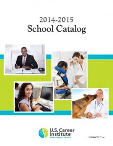 School Catalog Certificate Programs >