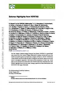 Science Highlights from VERITAS
