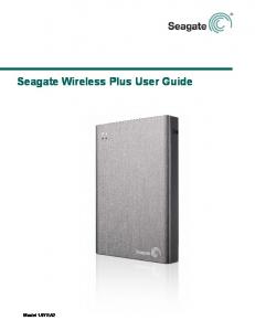 Seagate Wireless Plus User Guide