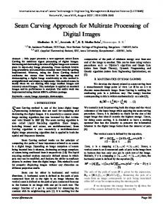 Seam Carving Approach for Multirate Processing of ...