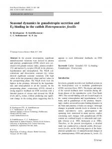 Seasonal dynamics in gonadotropin secretion and E2-binding in the ...