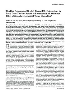 Secondary Lymphoid Tissue Chemokine in Enhancement of Antitumor ...