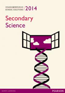 Secondary Science - Pearson Global Schools