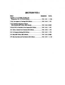 section viii-1 - asme