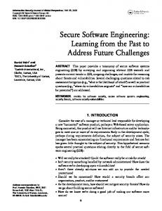 Secure Software Engineering