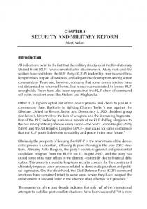 security and military reform