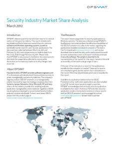 Security Industry Market Share Analysis - Opswat