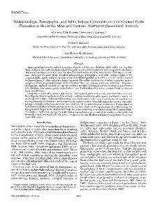 Sedimentologic, Petrographic, and Sulfur Isotope ... - CiteSeerX