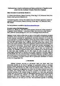 Sedimentology, eruptive mechanism and facies