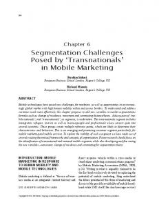 Segmentation Challenges Posed by 'Transnationals'