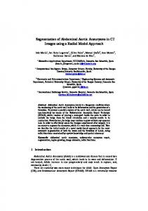 Segmentation of Abdominal Aortic Aneurysms in ... - Semantic Scholar