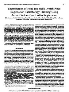 Segmentation of Head and Neck Lymph Node ... - Infoscience - EPFL