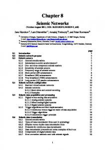 Seismic network configuration