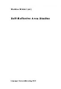 Self-Reflexive Area Studies