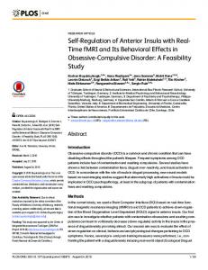 Self-Regulation of Anterior Insula with Real-Time