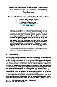 Semantic Service Composition Framework for ... - Springer Link