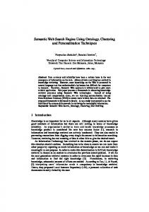 Semantic Web Search Engine Using Ontology ...