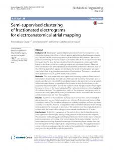 Semi-supervised clustering of fractionated ... - Semantic Scholar