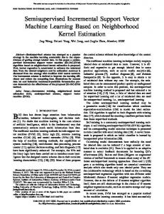 Semisupervised Incremental Support Vector Machine ... - IEEE Xplore