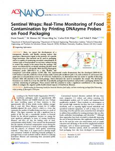 Sentinel Wraps - ACS Publications - American Chemical Society