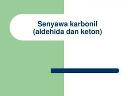 senyawa aldehid dan keton - Staff UNY